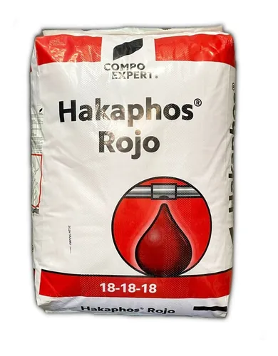 Fertilizante Triple 18 Npk 18-18-18 Hakaphos Rojo Compo