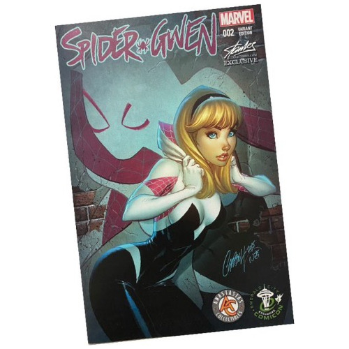 Spider Gwen #002 Variant Edition Esmerald City  Comicon