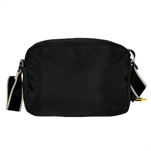 Bolsa Feminina Transversal Garfield Urban Original Cor Preto Desenho do tecido Liso