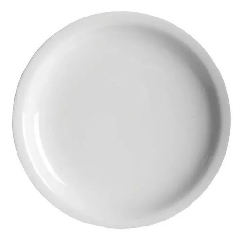X 24 Plato Playo 25 Cm Germer Porcelana Brasil Gastronomico