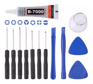 Kit Reparación Pantalla Celular Pegamen Adhesivo B7000 15ml