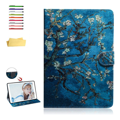 Uucovers iPad Funda Generacion Air Gen Pro Van Gogh Lona Pu