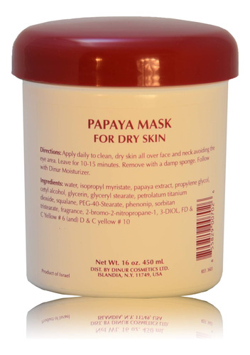 Dinur Cosmetics Papaya Mascara 16oz 450ml