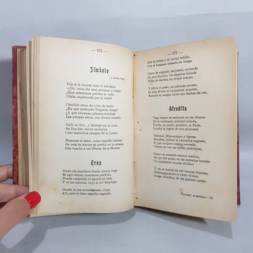Antiguo Libro El Parnaso Argentino Poesía 1904 Mag 62741 (Usado)