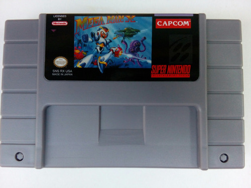 Megaman X Juego Repro Para Super Nintendo Snes