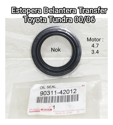 Estopera Delantera Transfer Toyota Tundra  00/06 90311-42012