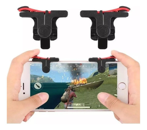 Gatillos Botones Joystick Celular Para Pubg Fortnite X Par