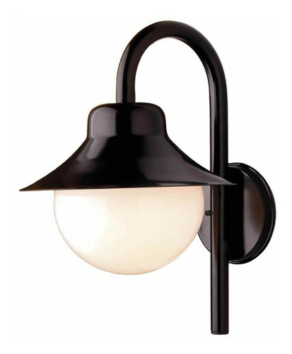 11x Lustre Arandela Com Globo Leitoso 228 Preta