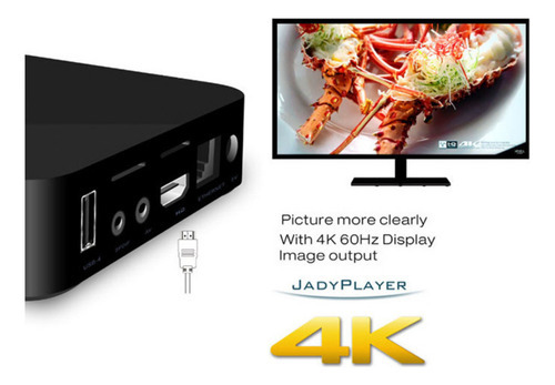 Decodificador De Televisión En Red Android, Decodificador 4k Color Standard