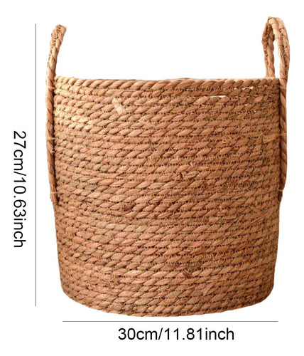 Cesta Tejida Para Maceta, Contenedor Para Decoración Medio