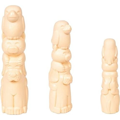 Brinquedo Mordedor Totem Bege Em Nylon G