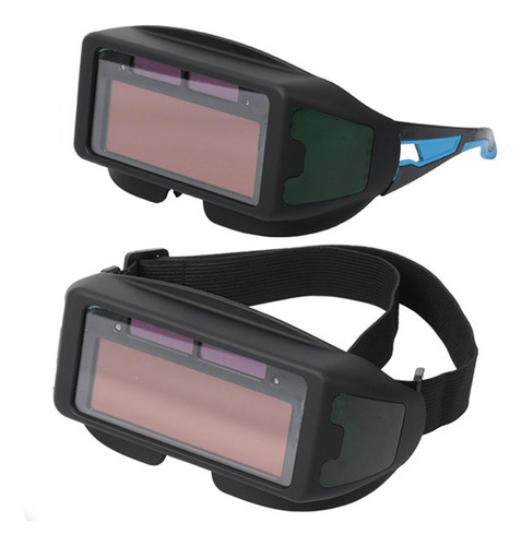 Gafas De Ojos De Soldador Solar Con Diadema Elástica Para