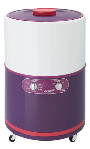 Lavadora semiautomática Acros ALF2253E morada 22kg 127 V