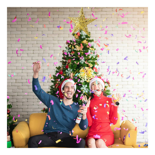 \/ Estrella Con Luz De 8 In Para Punta De Árbol De Navidad