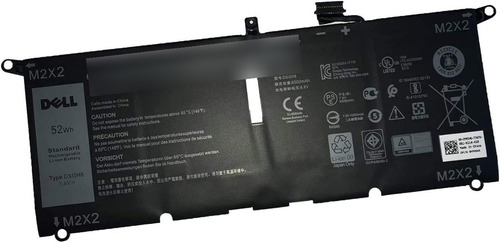 Bateria Dell Dxgh8 0h754v Original 7.6v 52wh Xps 13 9370