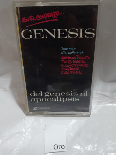 Genesis - Del Genesis Al Apocalipsis - Cassette