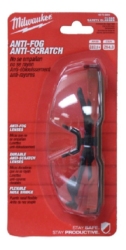 Imagen 6 de 10 de Lentes De Seguridad Transparentes Milwaukee 48732000