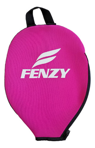 Capa Protetora Neoprane Para Raquete Beach Tennis Fenzy 2023 Cor Rosa