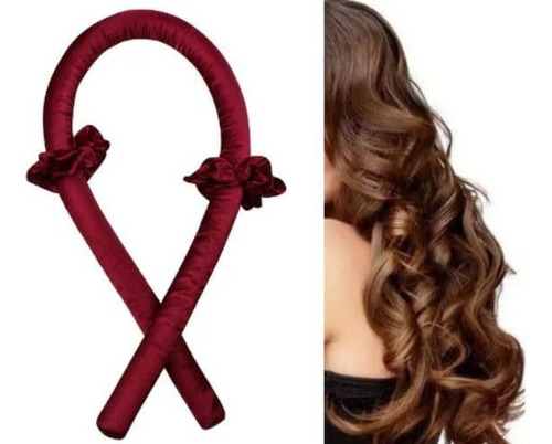 Modelador De Cachos Em Cetim Sem Fonte De Calor Sem Frizz