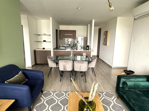 Departamento En Venta/renta A La Entrada De Querétaro Totalmente Amueblado Condominio Motto.