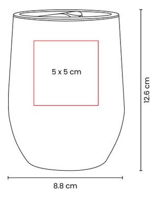 Vaso Térmico, Diseño Equipos Deportivos 350 Ml Azul Pumas