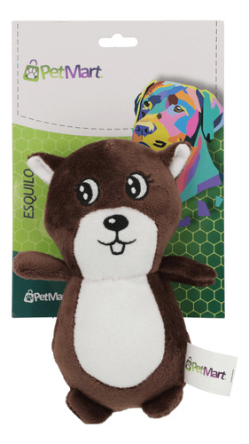 Brinquedo Pet Esquilo De Pelúcia 16cm