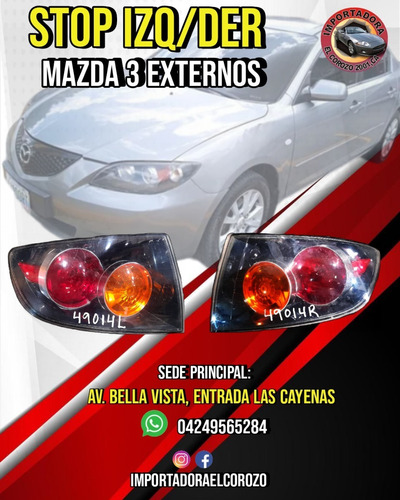 Stop Externos Mazda 3 Izquierdo Y Derecho
