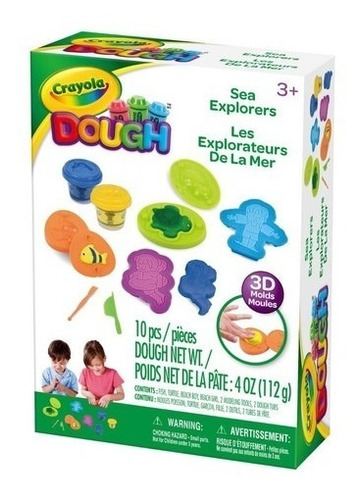 Crayola Dough Amigos En El Mar Masa Con Accesorios Kreker