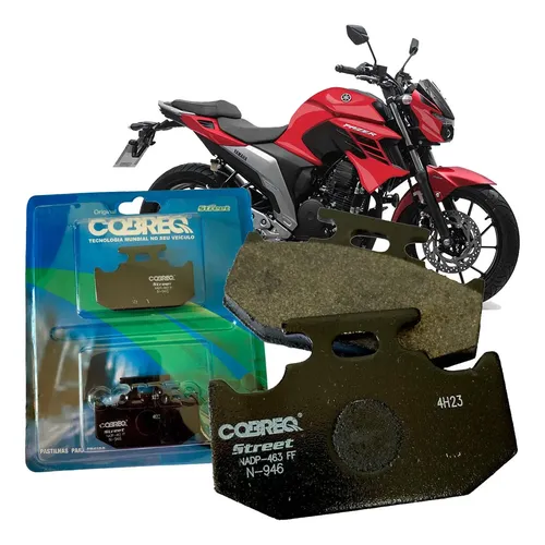Pastilha De Freio Traseira Fazer 250 Fz25 2022 2023 2024 25