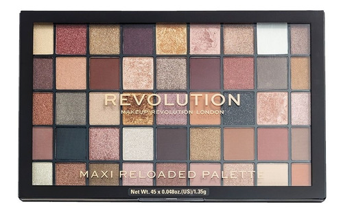 Paleta De Sombras Revolution Maxi - 45 Colores - Makeup