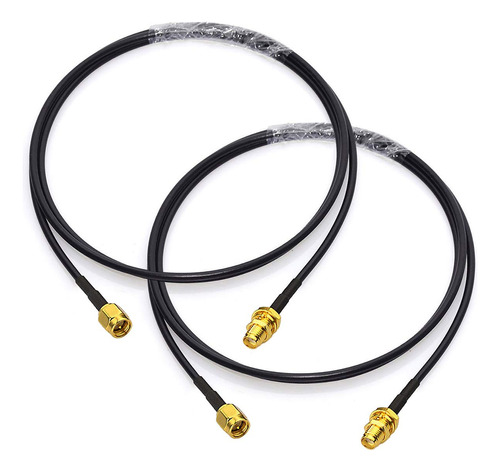 Bingfu Sma Macho A Sma Hembra Para Mamparo Rg174 Cable De Ex