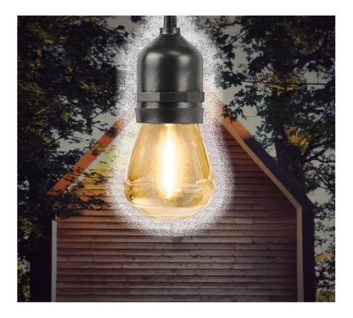 Serie De Luces Led Para Terraza, Patio O Fachada 14.6mts