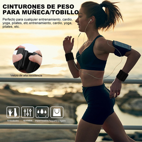 Para Pesas Para Tobillos, Polainas Para Tobillos Y Muñecas,