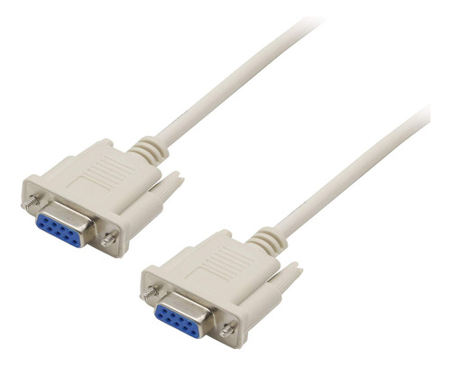 Cable Serie De Datos Rs232 Db9 De 4.5 Pies Hembra A Hembra D