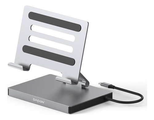 Dapon Soporte Para Tableta Con Hub Usb C 4k 60hz 8 En 1