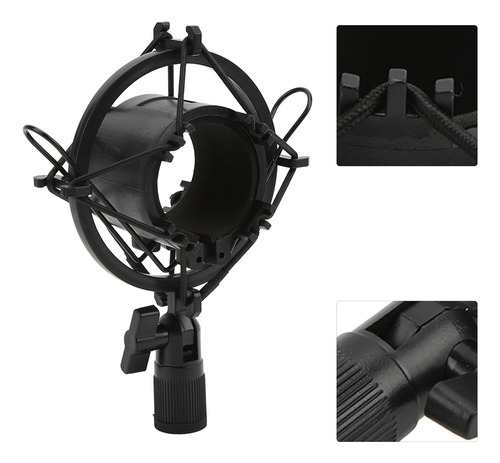 Soporte Antichoque Para Micrófono, Plástico, Anticlip