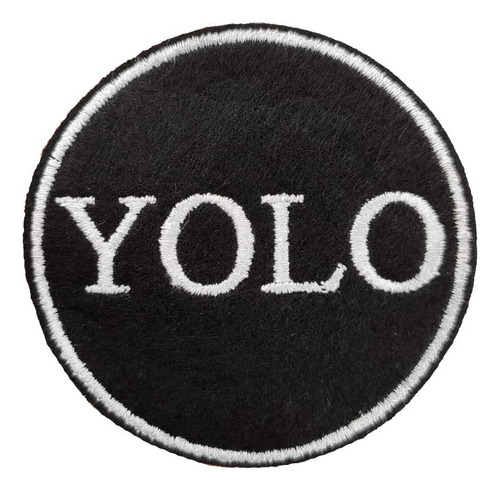 Yolo You Only Live Once Parche Bordado Planchar