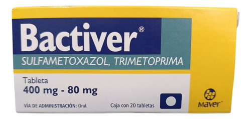 Bactiver Caja C/20 Tabletas De 400/80 Mg C/u Sulfametoxazol