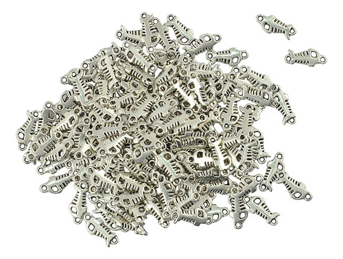 100pcs De Colgante Filigrana De Plata Forma Forma Forma De