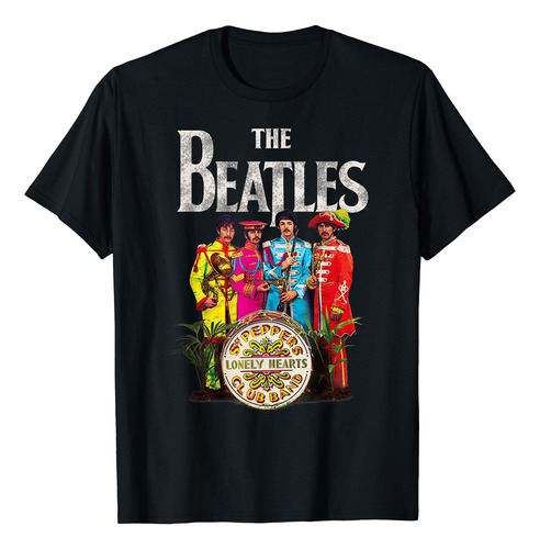 Camiseta The Beatles Pepper's Lonely Hearts Club Band - Clás