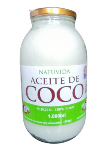 Aceite De Coco 1 Litro - L a $80