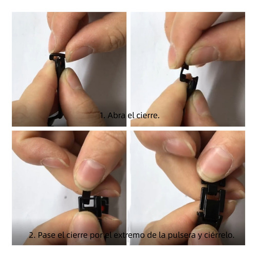 Pulsera De Titanio Magnética Ajustabl Reducción Del Dolor