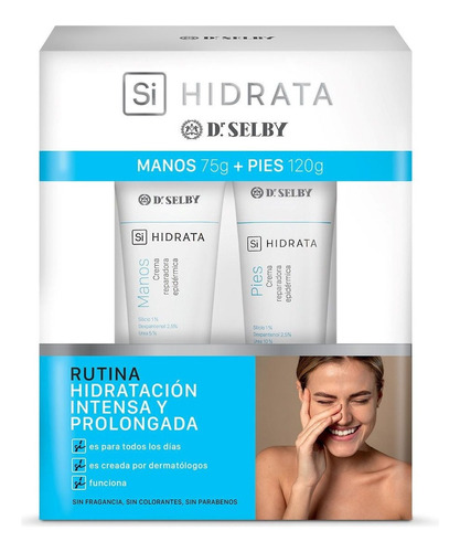  Pack Dr Selby Si Hidrata Manos 75 G + Pies 120 G