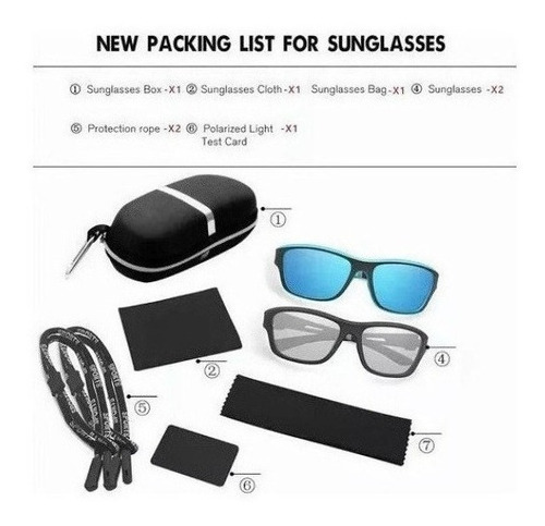 2pcs Gafas De Sol Hombre Polarizadas Pesca Viajes Conducción