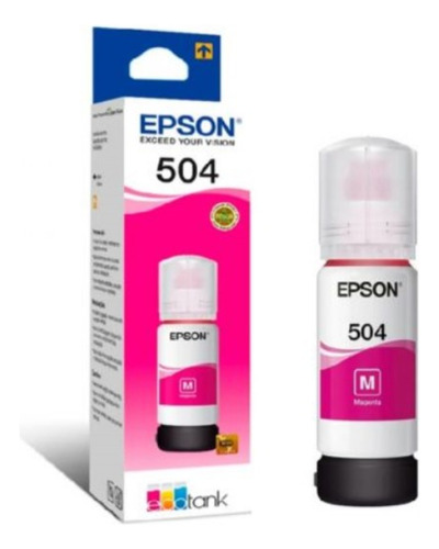 Botella Epson T504 Magenta L4150/l4160/l6161/l6171/l6191