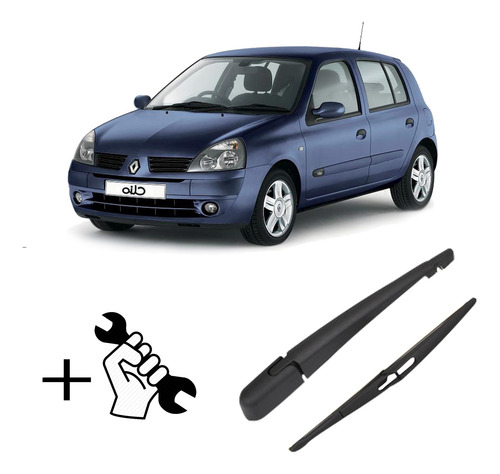 Brazo Y Escobilla Luneta Renault Clio 2 + Cambio