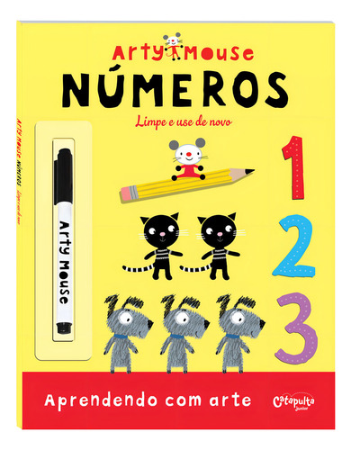 Arty Mouse numeros, de Stanley, Mandy. Arty Mouse Editorial Catapulta Editores Ltda, capa mole em português, 2016