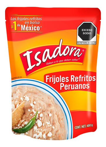 Frijoles Refritos Isadora Peruanos 400g