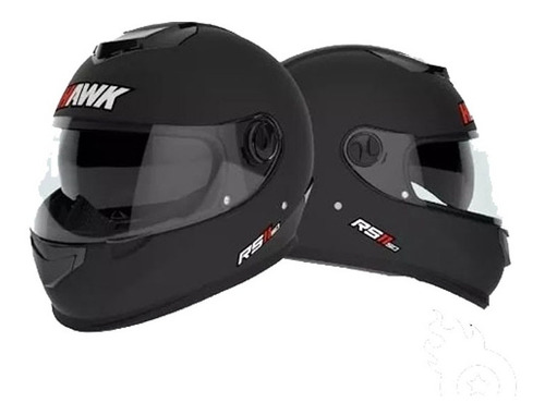 Casco Moto Hawk Rs 11 Doble Visor Motovega