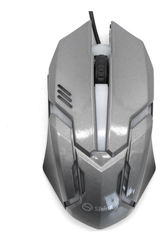Mouse Com Fio Para Escritorio / Casa / Jogos Shinka Sh-mo-52 Cor Preto